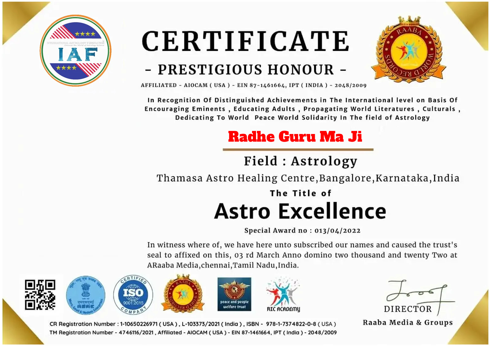 award